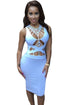 White Daring Strappy Cutout Body-conscious Club Dress
